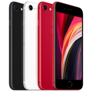 iPhone SE multiple color way options of black, white and red for sale by NAC Wireless